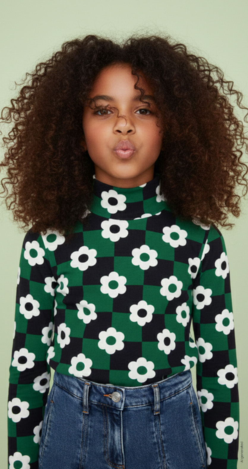 T Shirt A Collo Alto Bambini Intrend