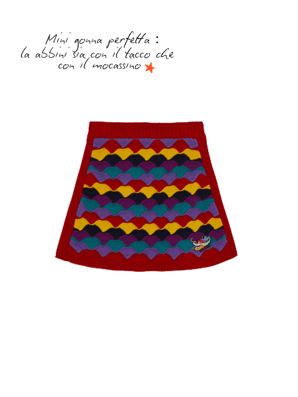 Minigonna In Maglia Intrend