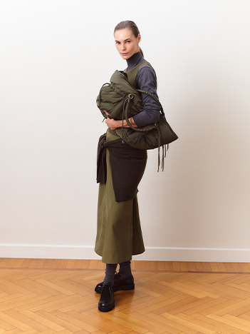 Borsa con doppi manici