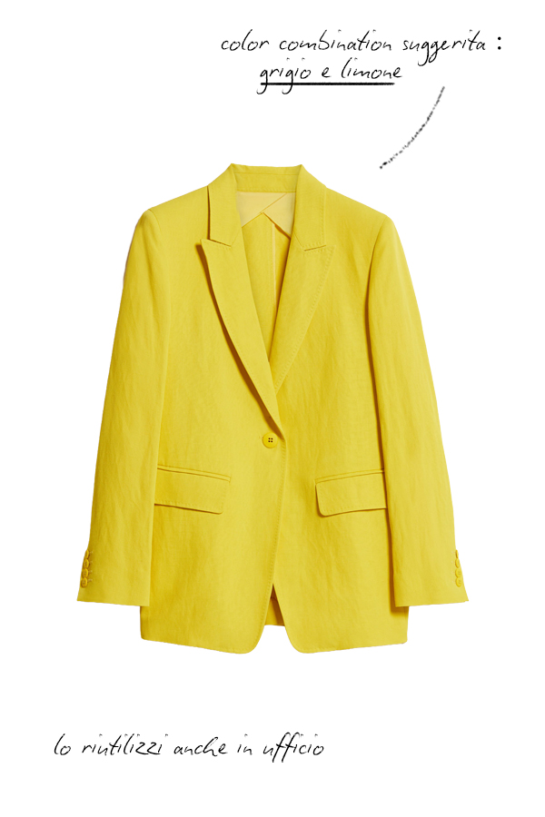 Blazer Giallo Intrend